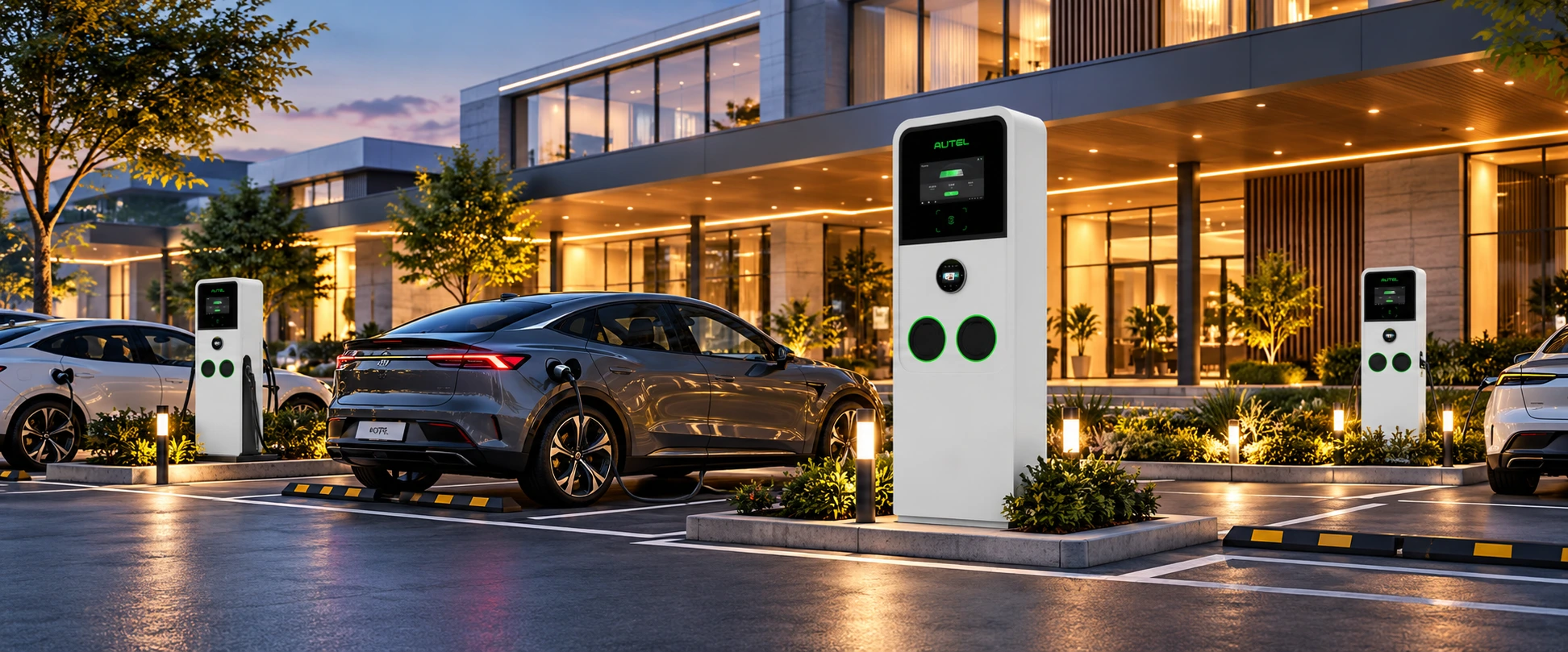 Commercial and destination electric vehicle charging