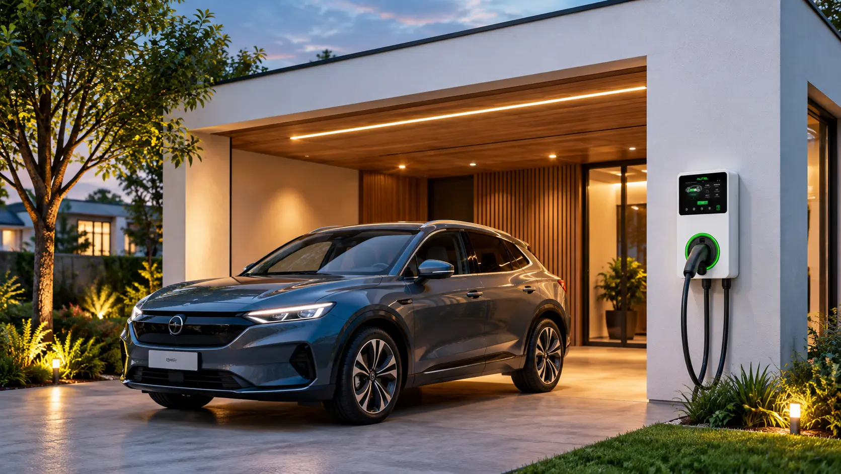 Residential electric vehicle charging solution